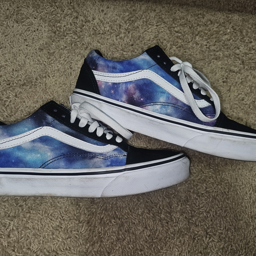 Van's Galaxy Print Sneakers with Black Accents